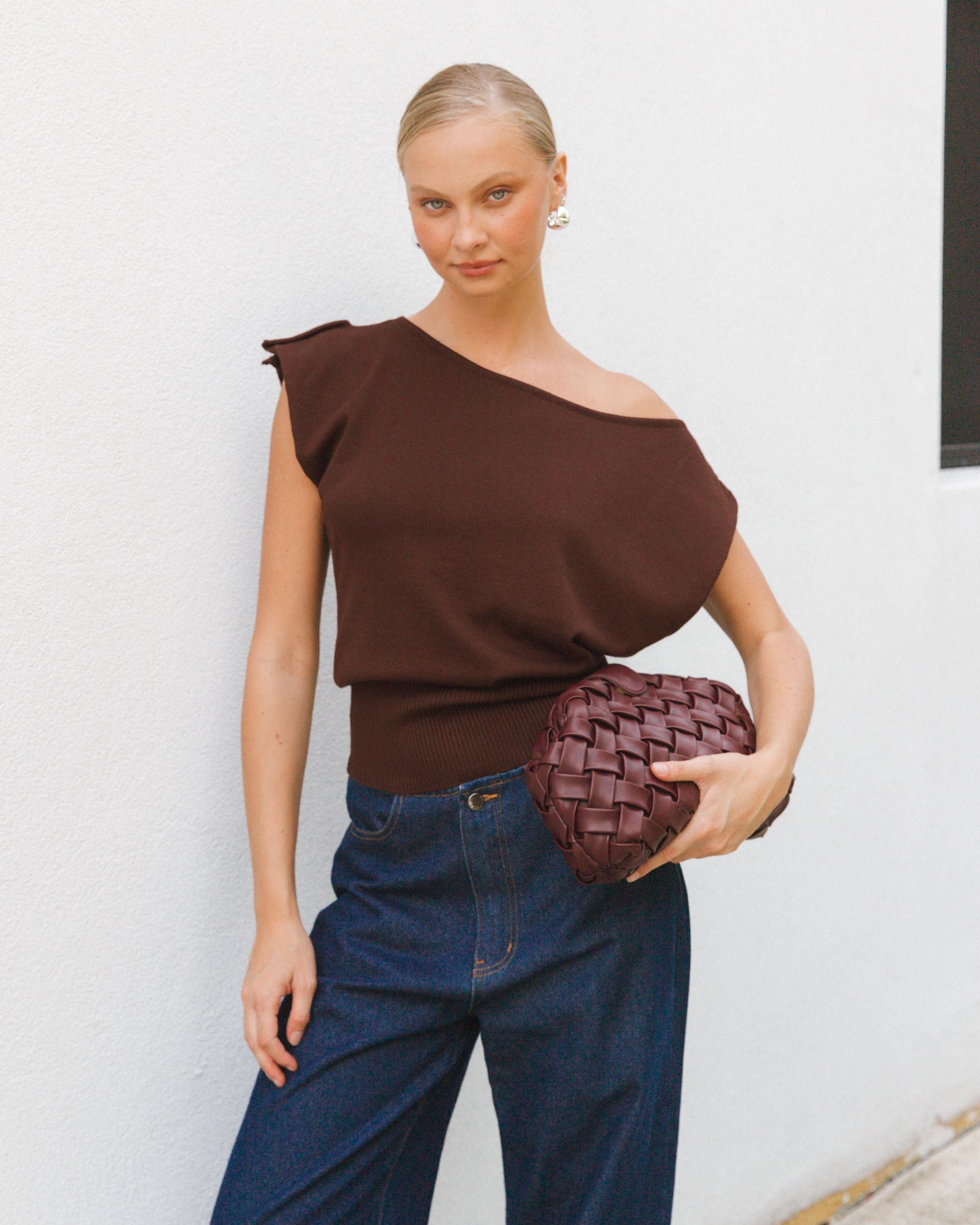 PAPER HEART / HANSEL TOP / CHOCOLATE / PH13969