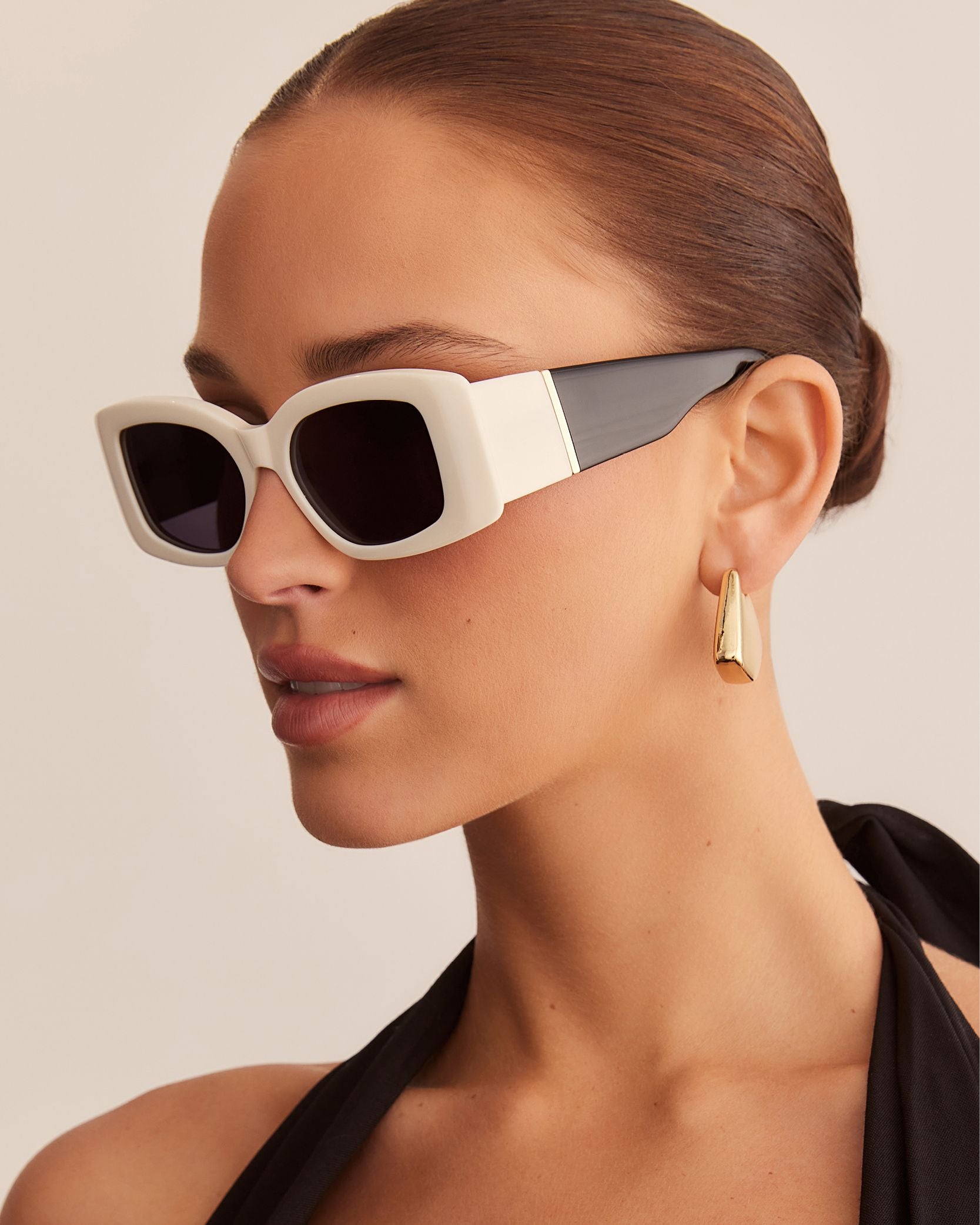 BANBE / THE MARGOT / IVORY - BLACK