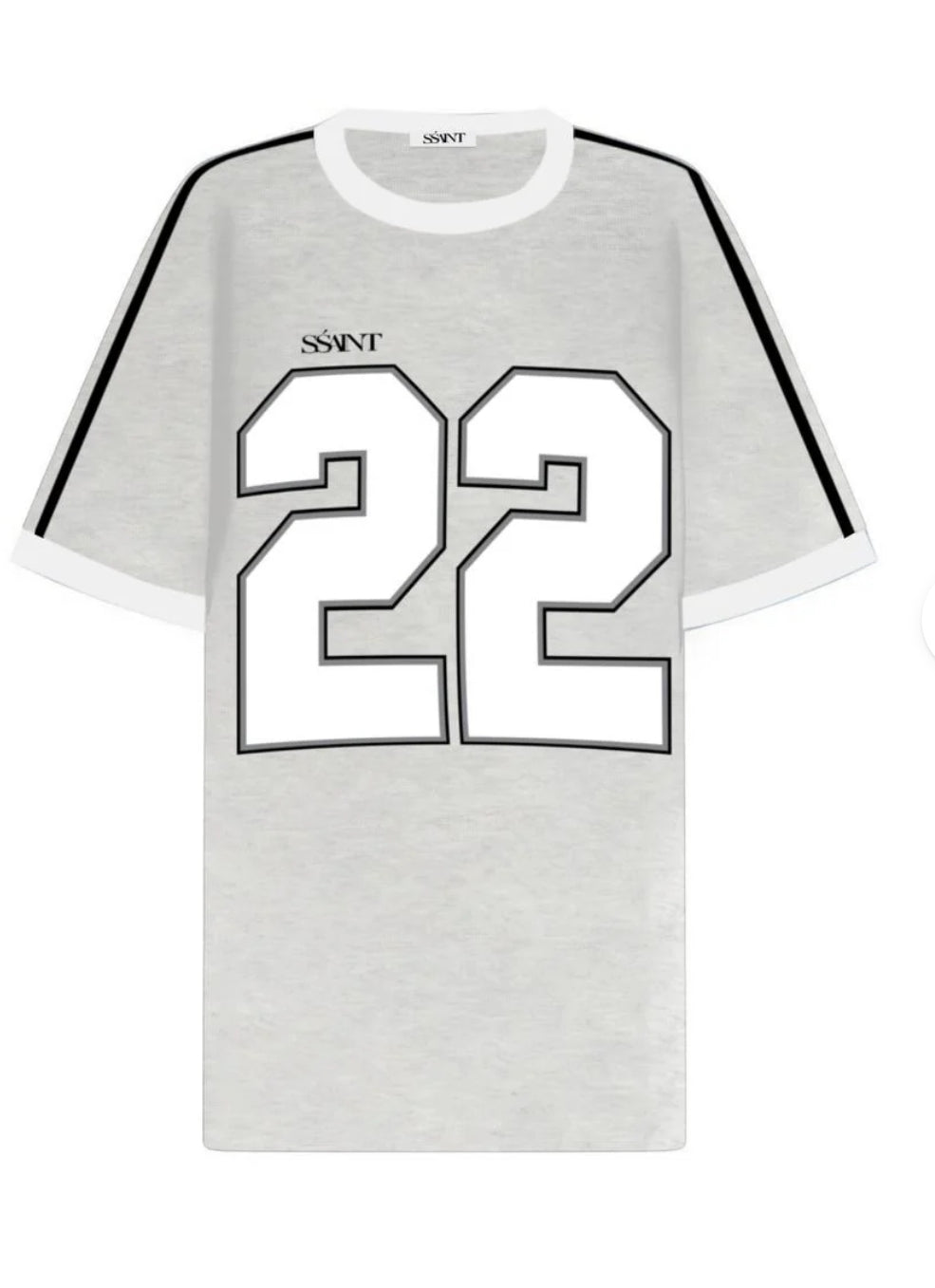 SSAINTS / 22 TEE GREY TEE