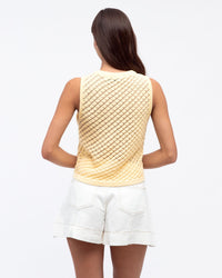 PAPER HEART / ABIGAL KNIT TOP / LEMON/ PH12011