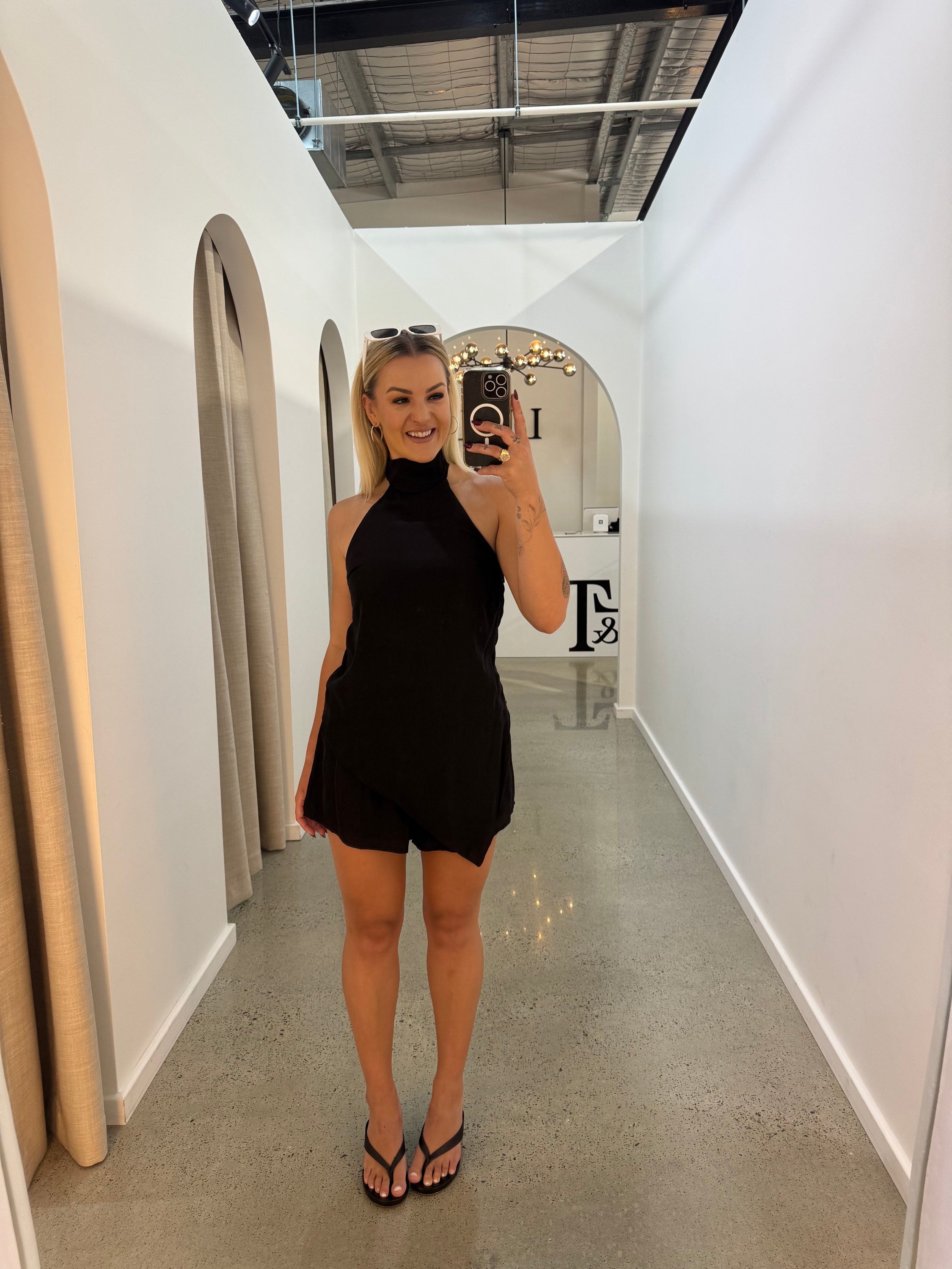 BY FRANKIE / BLACK SHEER SHORTS / 580-1