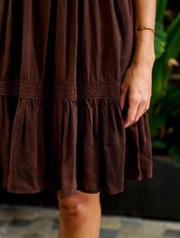BOHO AUSTRALIA / BLEVINS DRESS / CHOCOLATE / C25346470