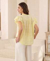 IRIS MAXI / CLANDY SHIRT /2021533-17 / LEMON