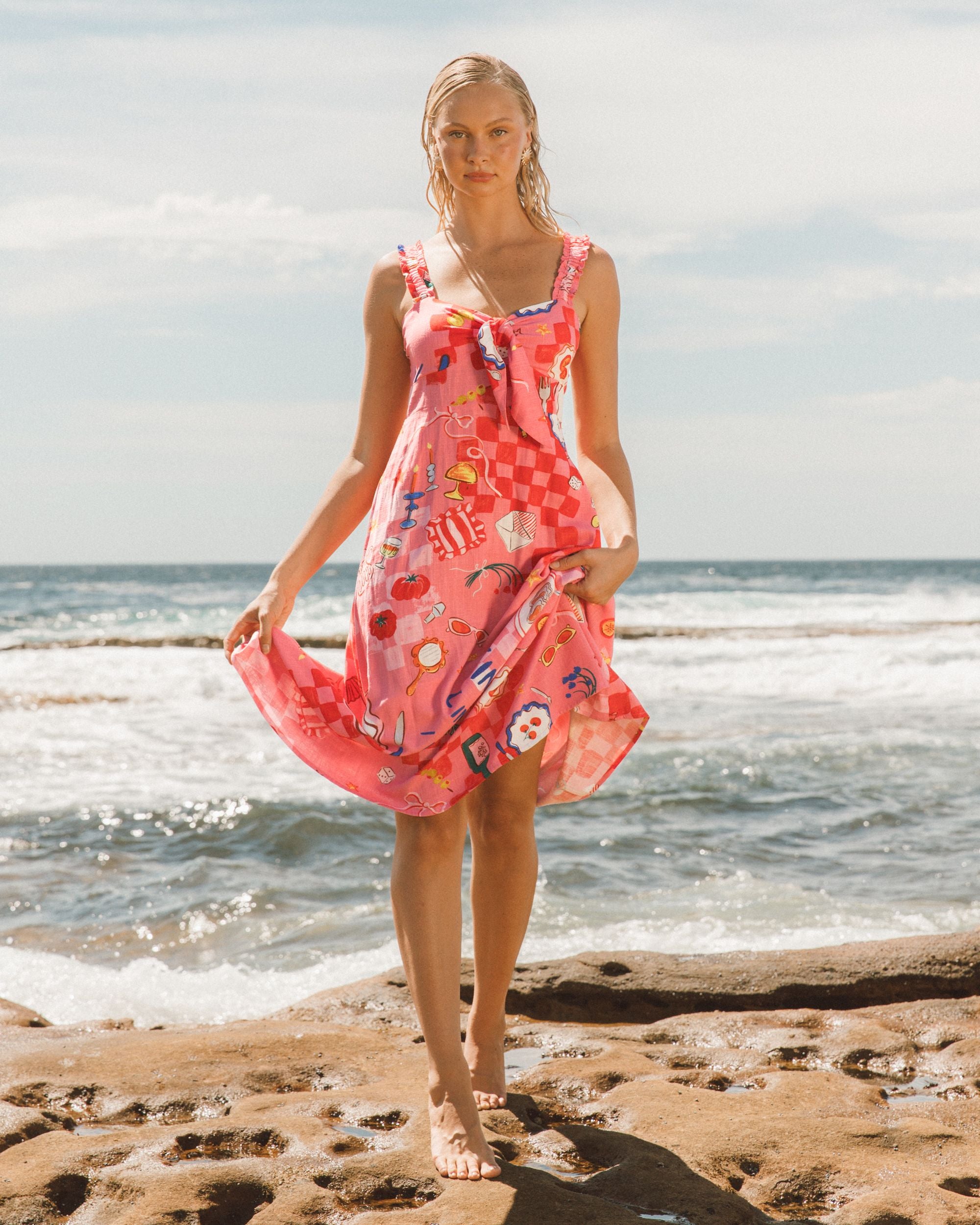 PAPER HEART / AMORE MIDI DRESS / PHE12855