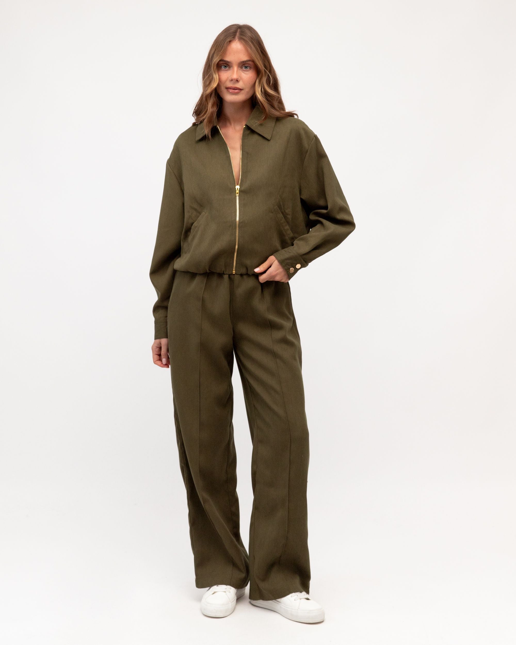EBBY & I / SKIES PANT / KHAKI / VV12072
