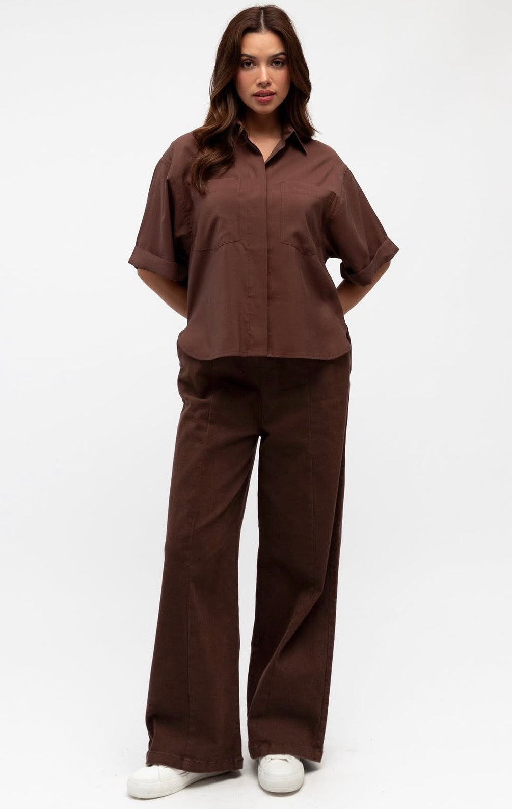 EBBY & I / OASIS CHOCOLATE SHIRT / VV11847