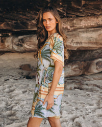 LINEN LUX / ENDLESS SUMMER WRAP DRESS / VVNE11282