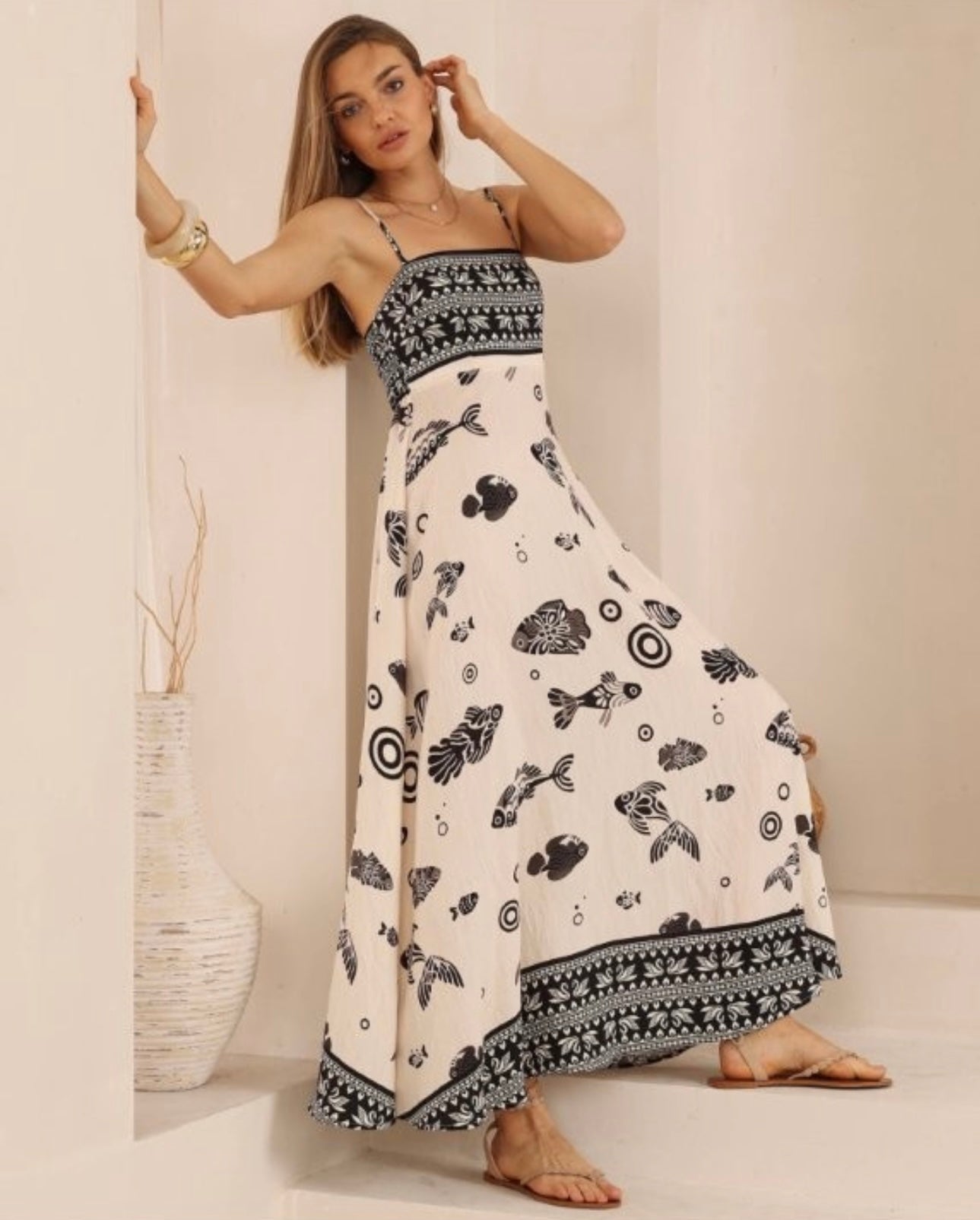 IRIS MAXI / FISH DRESS / 2012084A