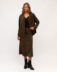 EBBY & I / SKIES SUEDE JACKET / VV12070