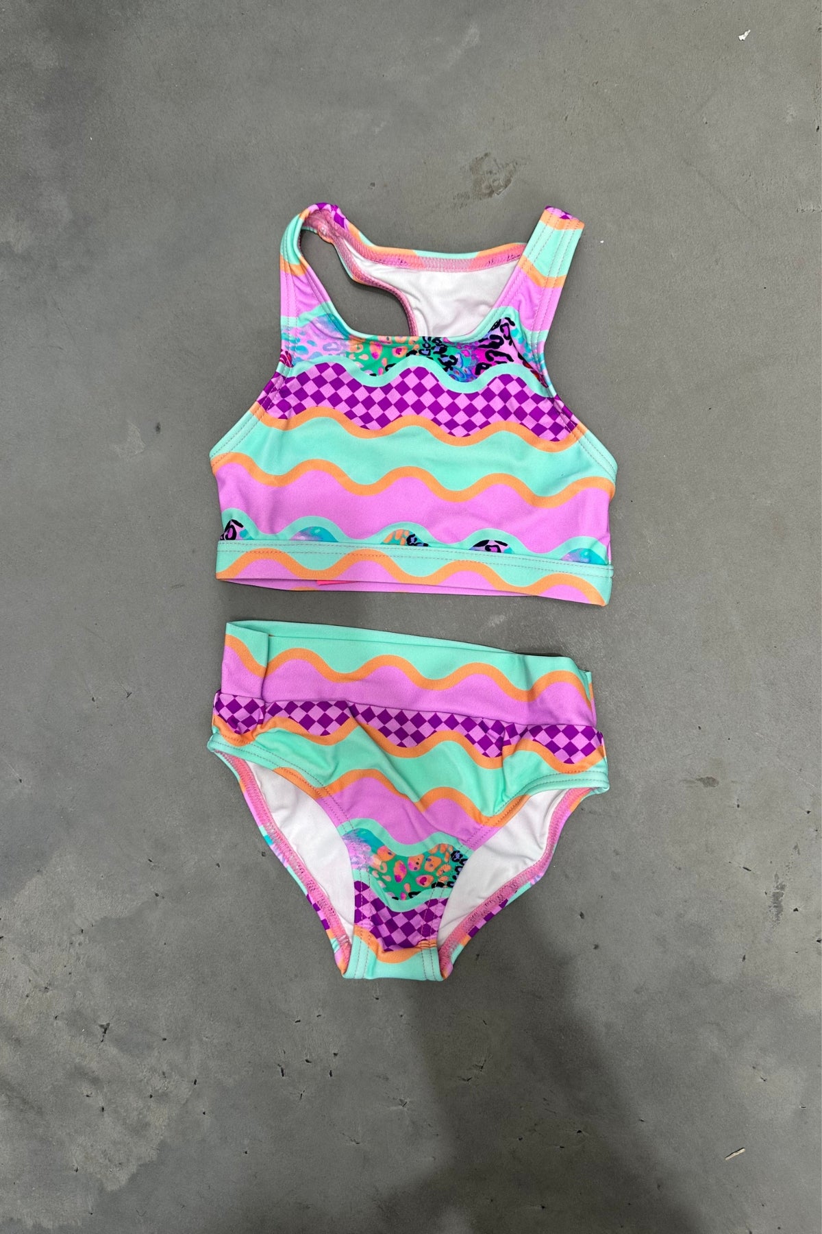 INFAMOUS SWIM / MINI GIA / VIVID RIPPLE SET