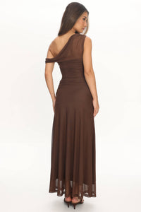 HERE COMES THE SUN / CHOCOLATE DRESS / KA0334D