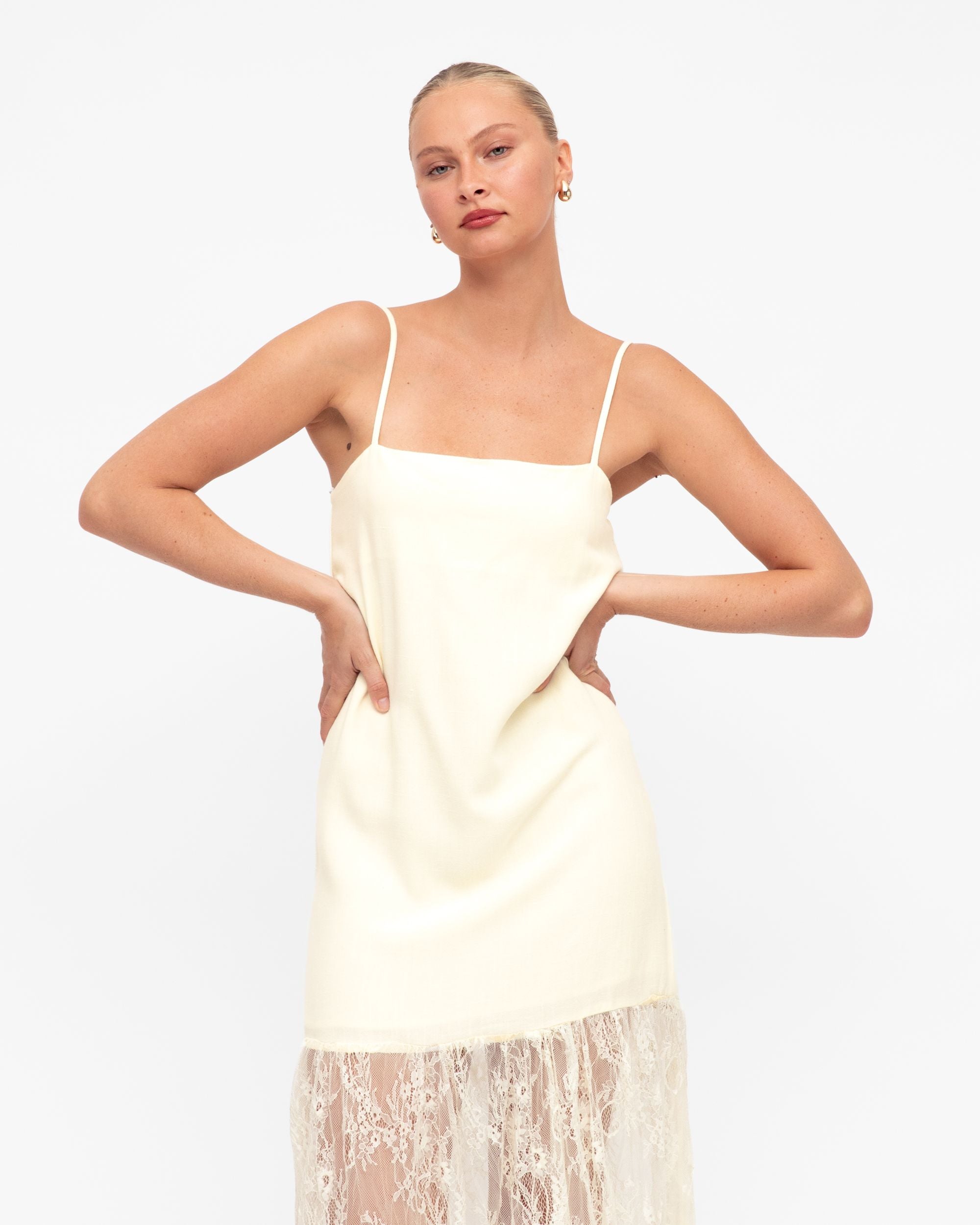 PAPER HEART / VISTA DRESS / CREAM