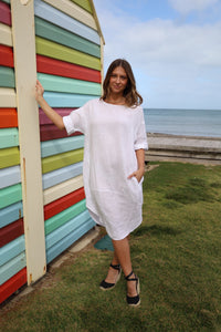 LUCCA LINEN DRESS