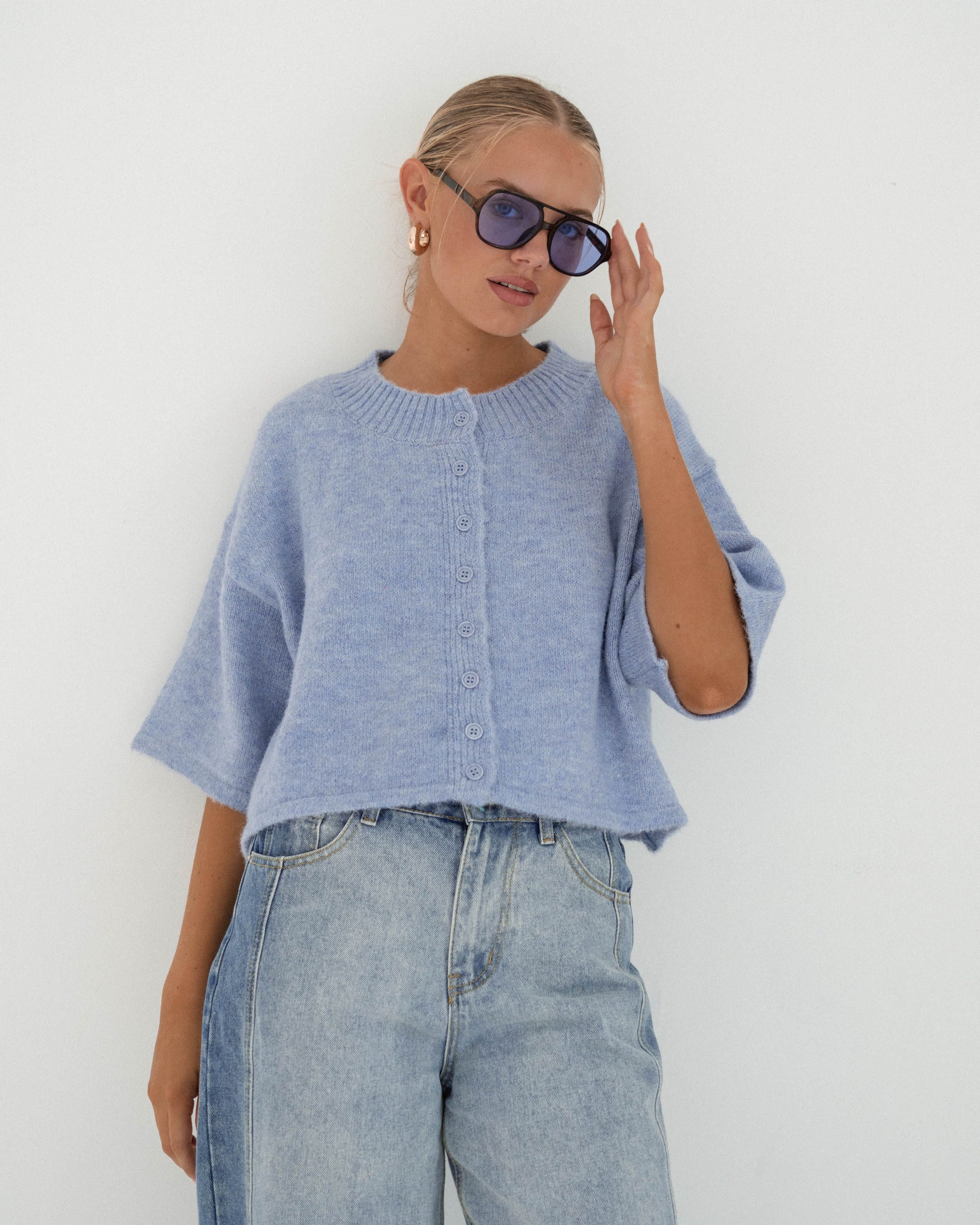 PAPER HEART / SIMONE CARDIGAN / LIGHT BLUE / PH12130