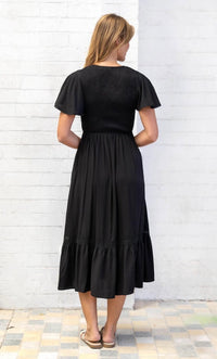 BOHO AUSTRALIA / BLEVINS DRESS / BLACK / C25345469