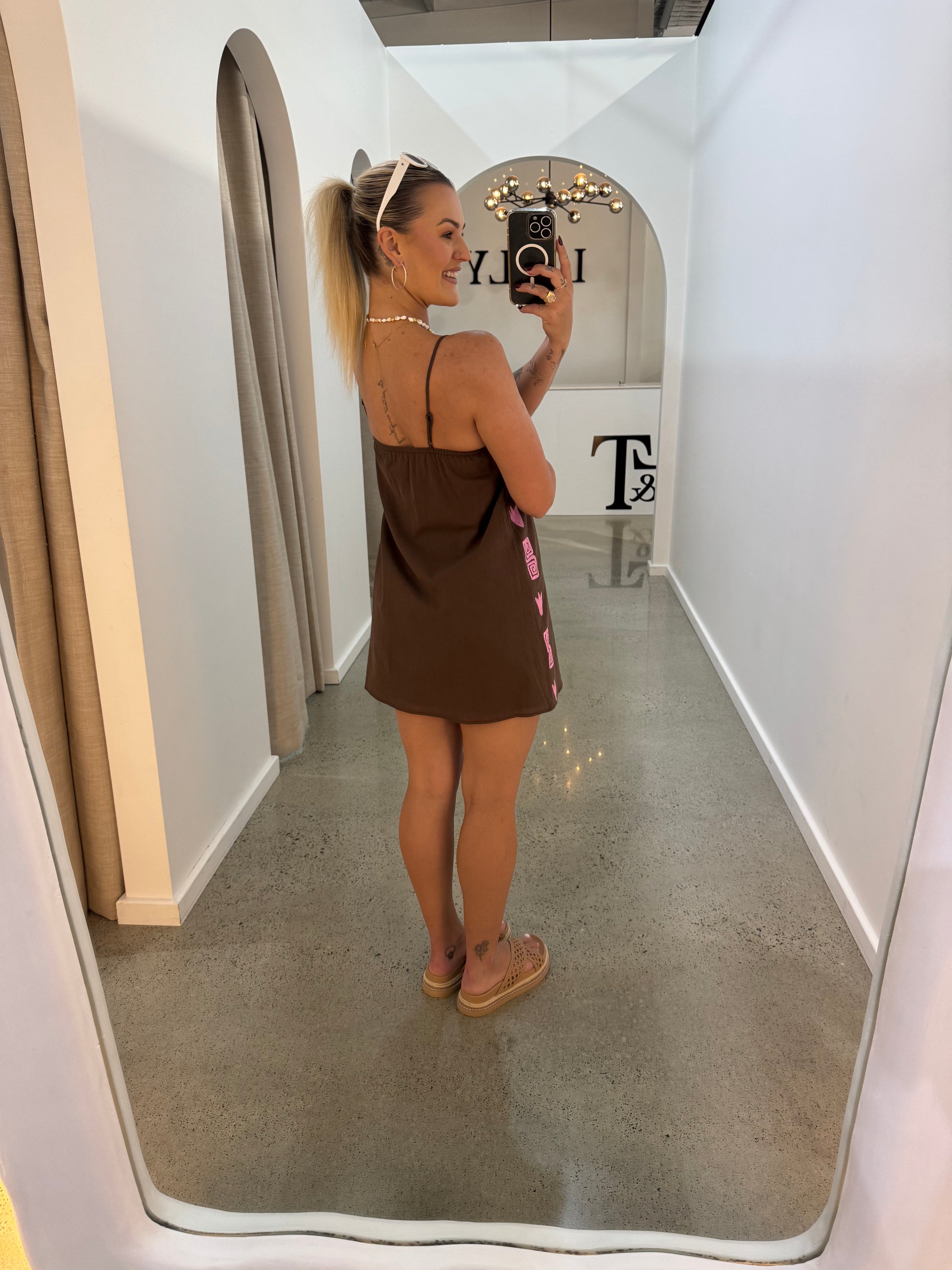 BY FRANKIE / CHOC SWING DRESS / 1058-102