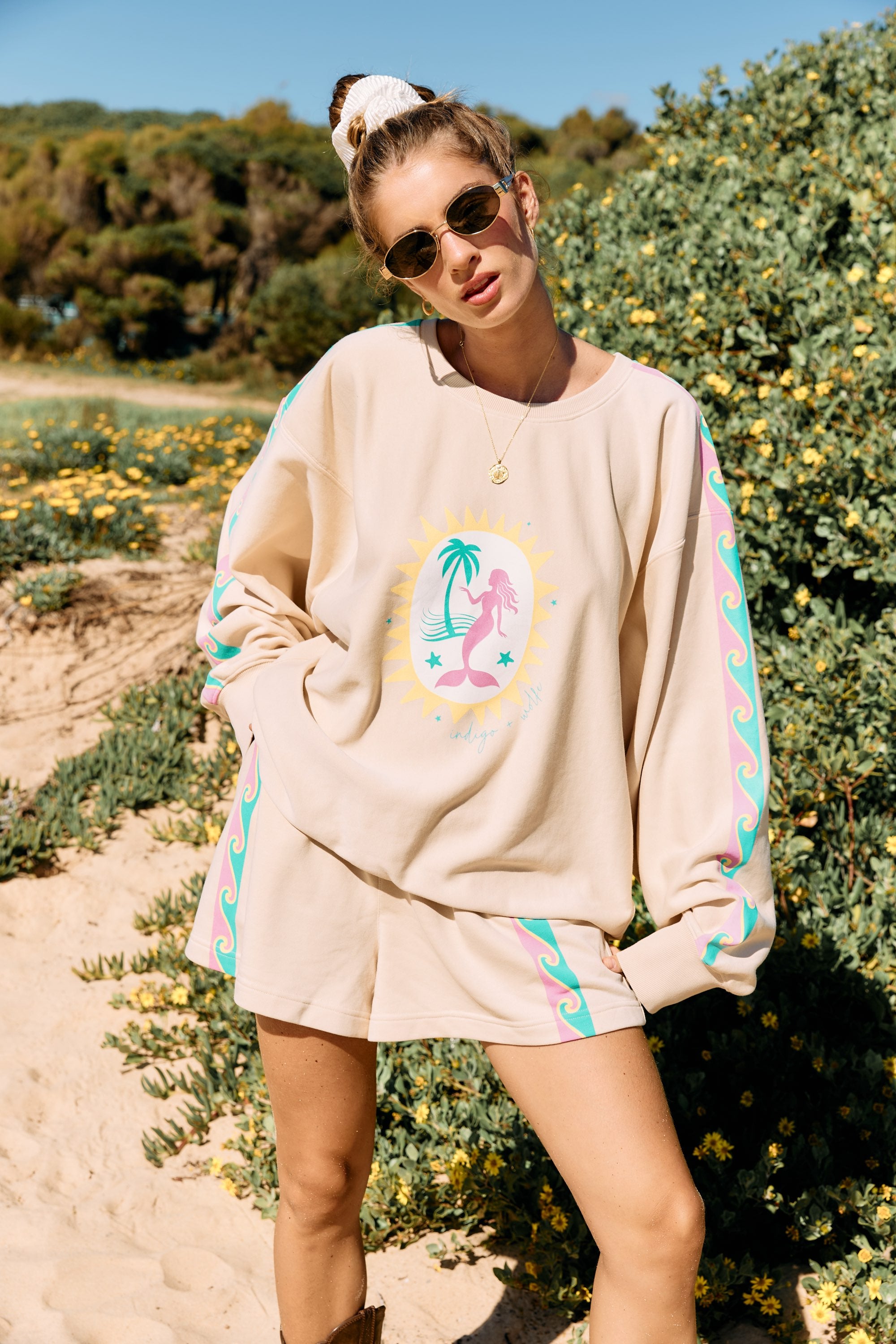 INDIGO & WOLFE / PASTEL MERMAID JUMPER
