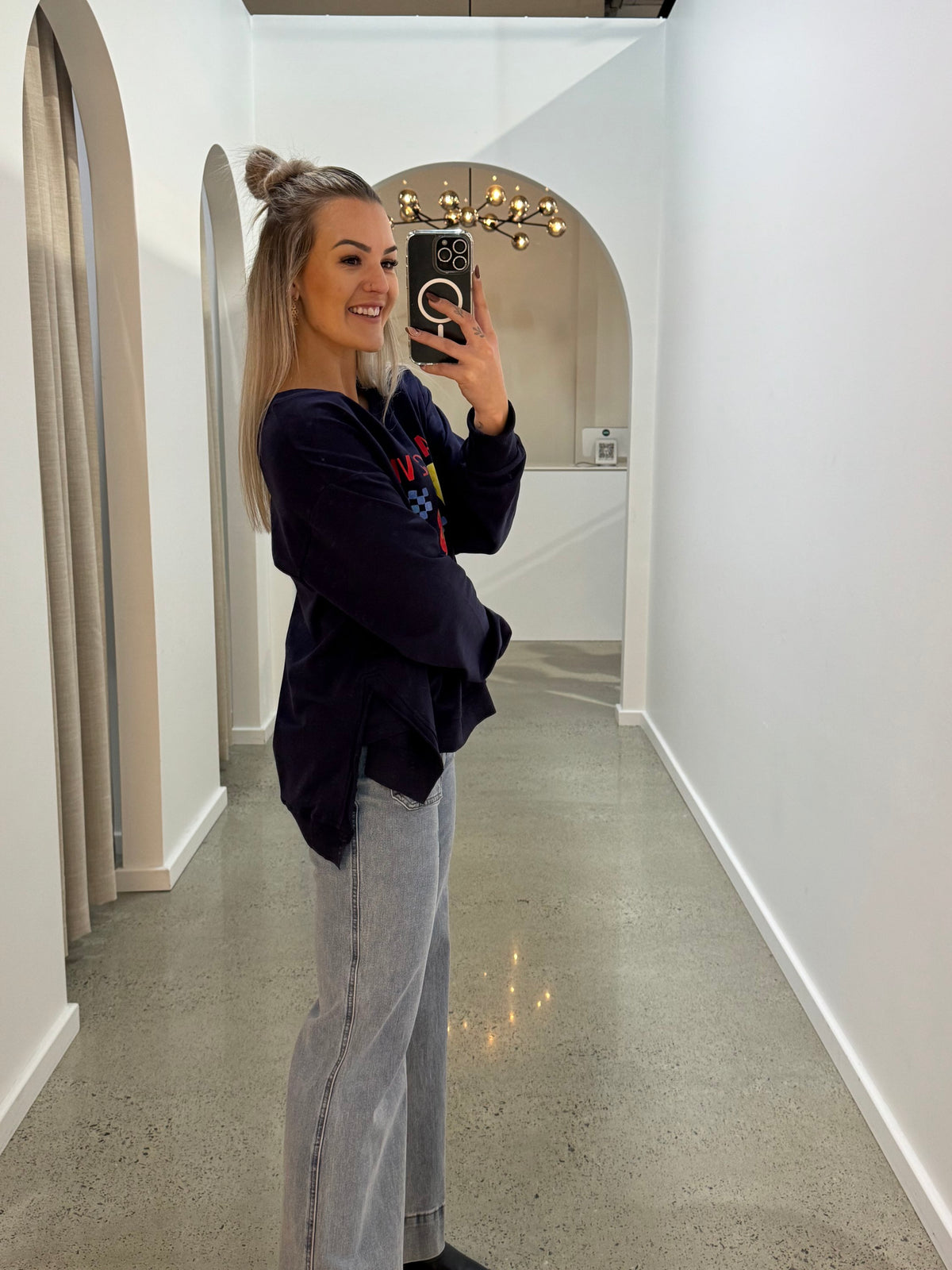 BOHO AUSTRALIA / FINCH JUMPER / NAVY / C25124208