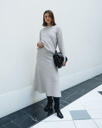 WHITE CLOSET / ROLLED EDGE SKIRT  / TF10759