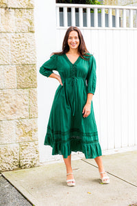 Kitty Dress - Green