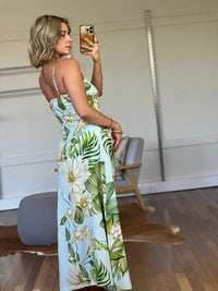 WHITE CLOSET / LUSH BLOSSOM MAXI DRESS / TFE11539