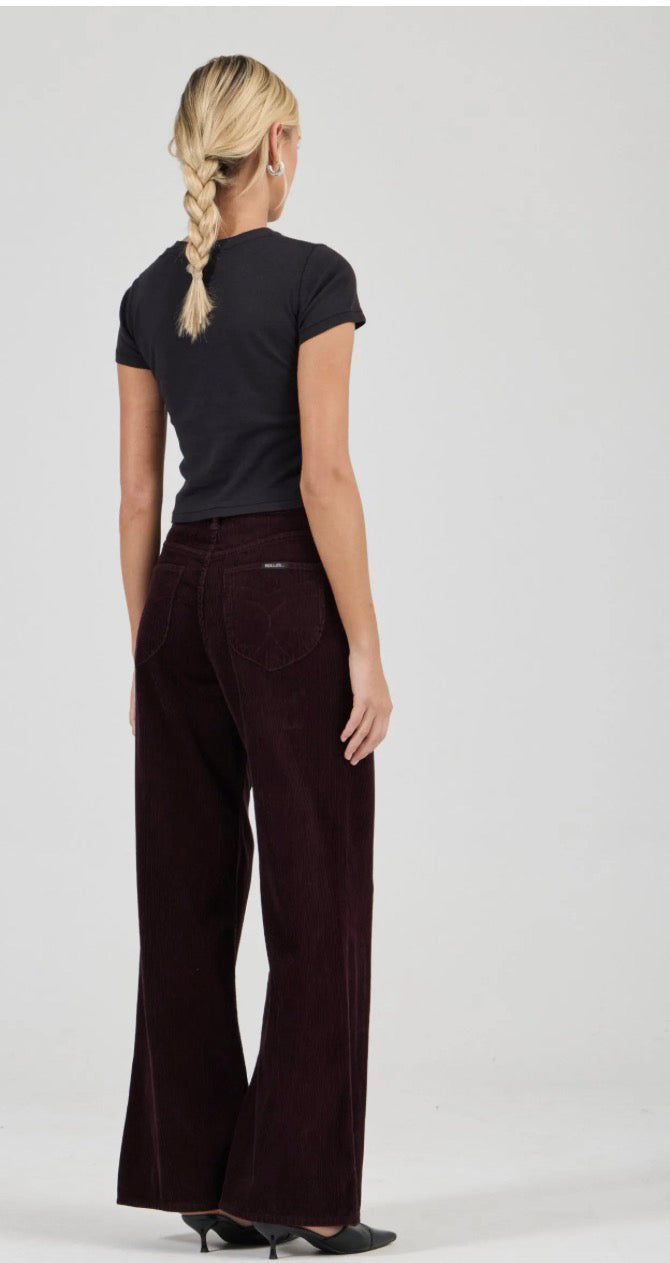 ROLLAS / RELAXED SAILOR LONG CORD / DARK CHERRY / R62J37
