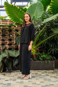 BOHO AUSTRALIA / OLIWIA PANTS / BLACK C26483315