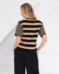 PAPER HEART / VANESSA KNIT TEE / BLK PH13931