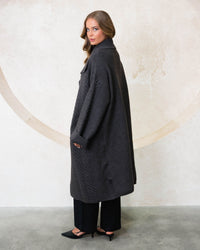 EBBY & I / GATSBY CARDIGAN / GREY
