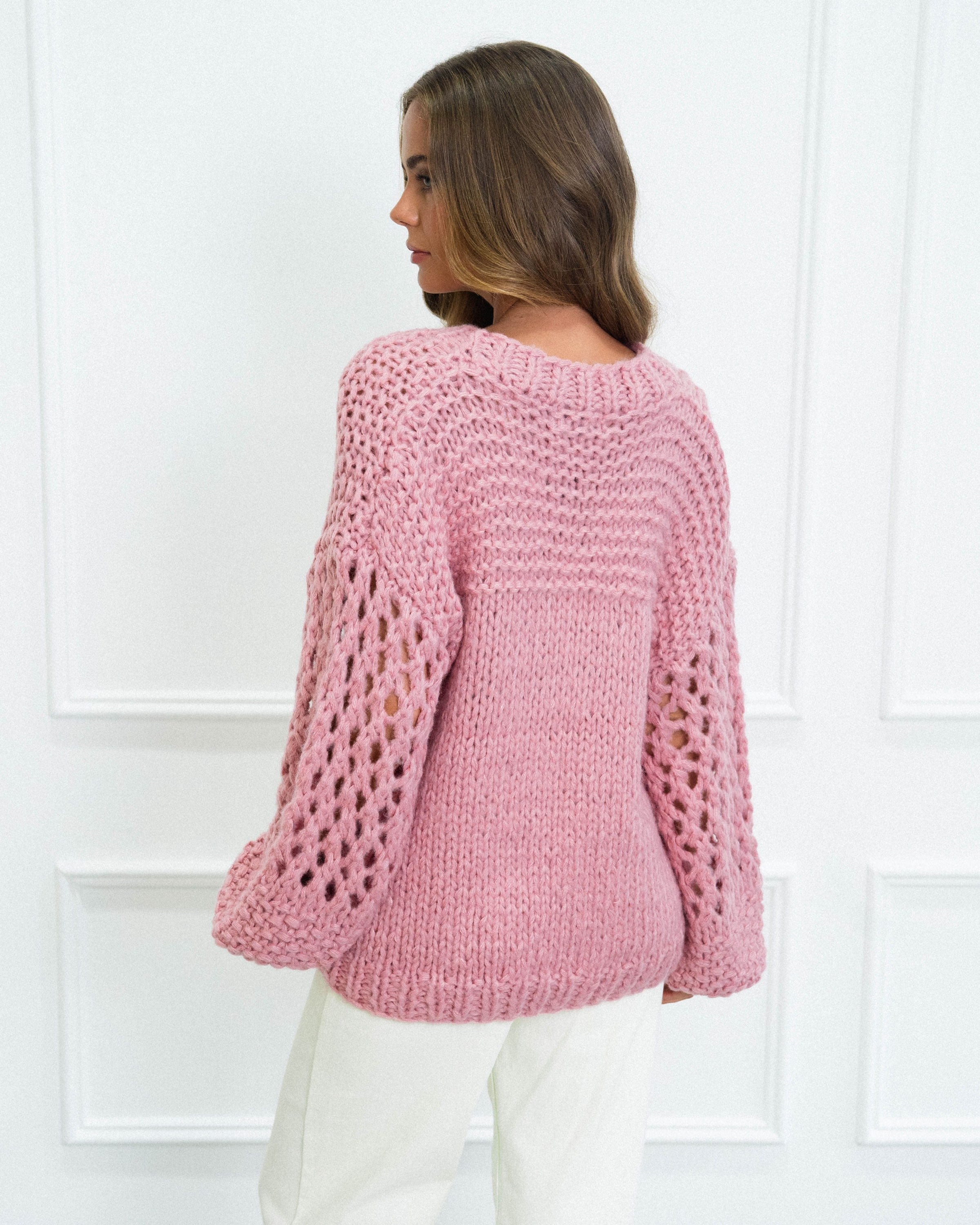 EBBY & I / ISOBLE KNIT PINK / VV11074