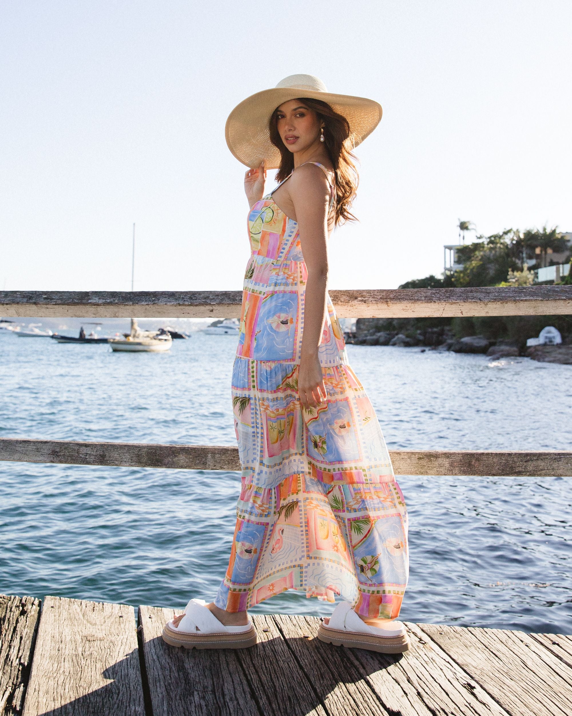 EBBY & I / MELROSE DRESS / VVE10637