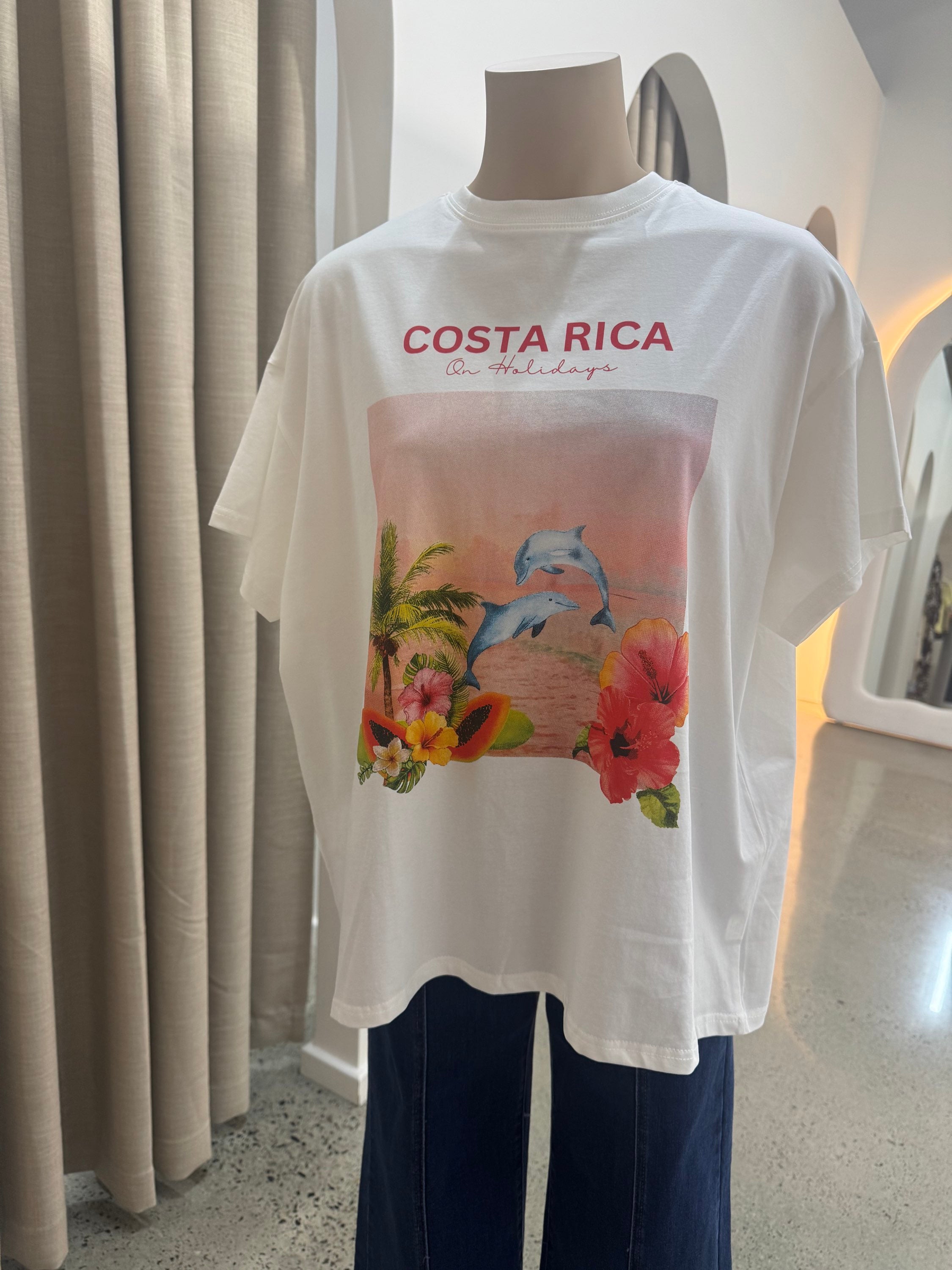 BY FRANKIE / COSTA RICA ON HOLIDAYS TEE / 457-1T