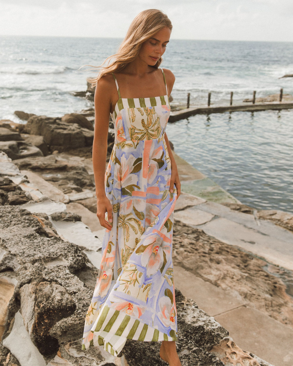 EBBY & I / DELPHINE MAXI DRESS / VVNE11743
