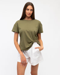 LABEL OF LOVE / EASY TUCK TEE / KAHKI  / LOL70453