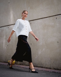 WHITE CLOSET / CYNTHIA LACE SKIRT / TF10229