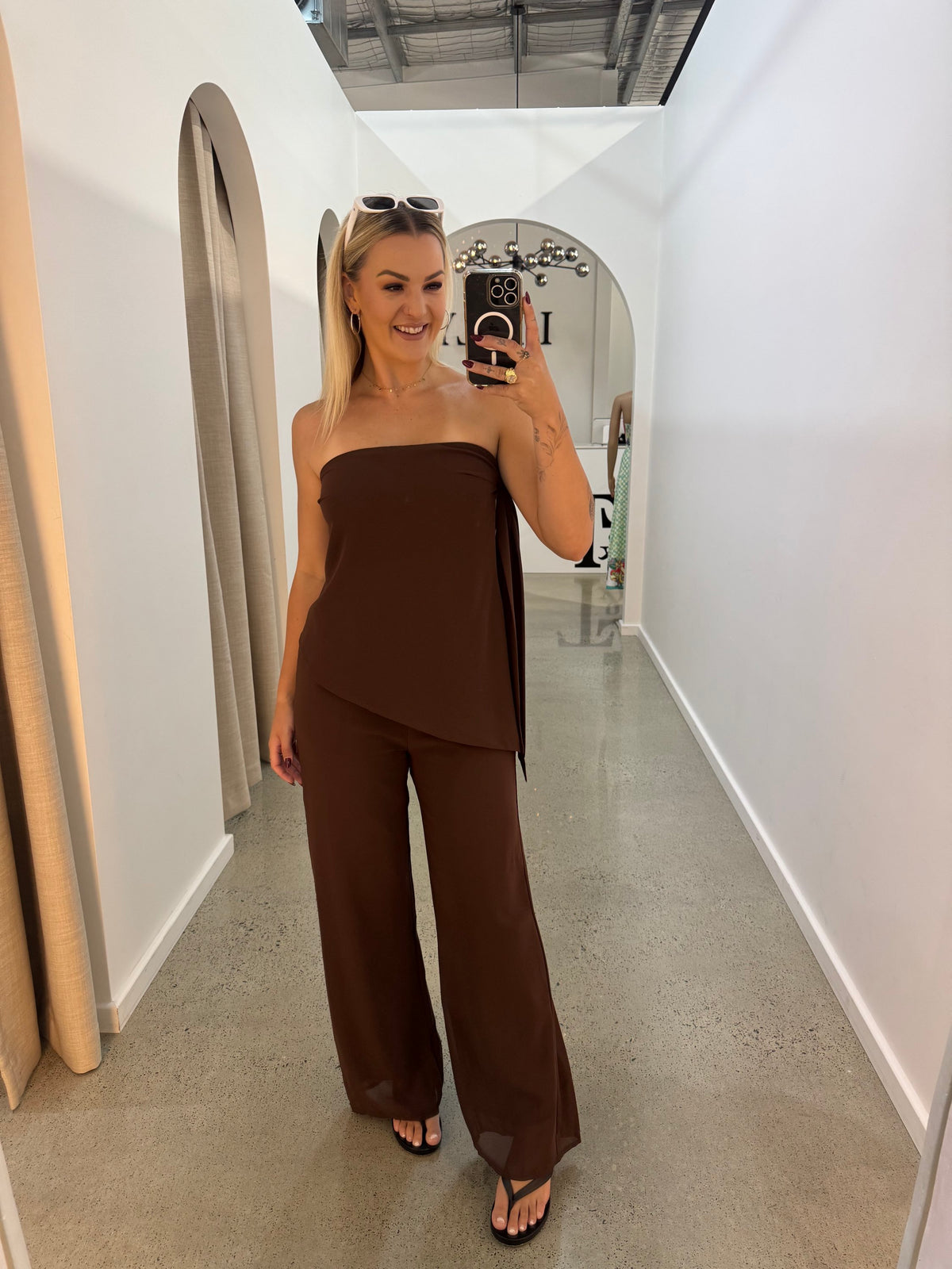 BY FRAKIE / CHOCOLATE SHEER PANT / 598-2