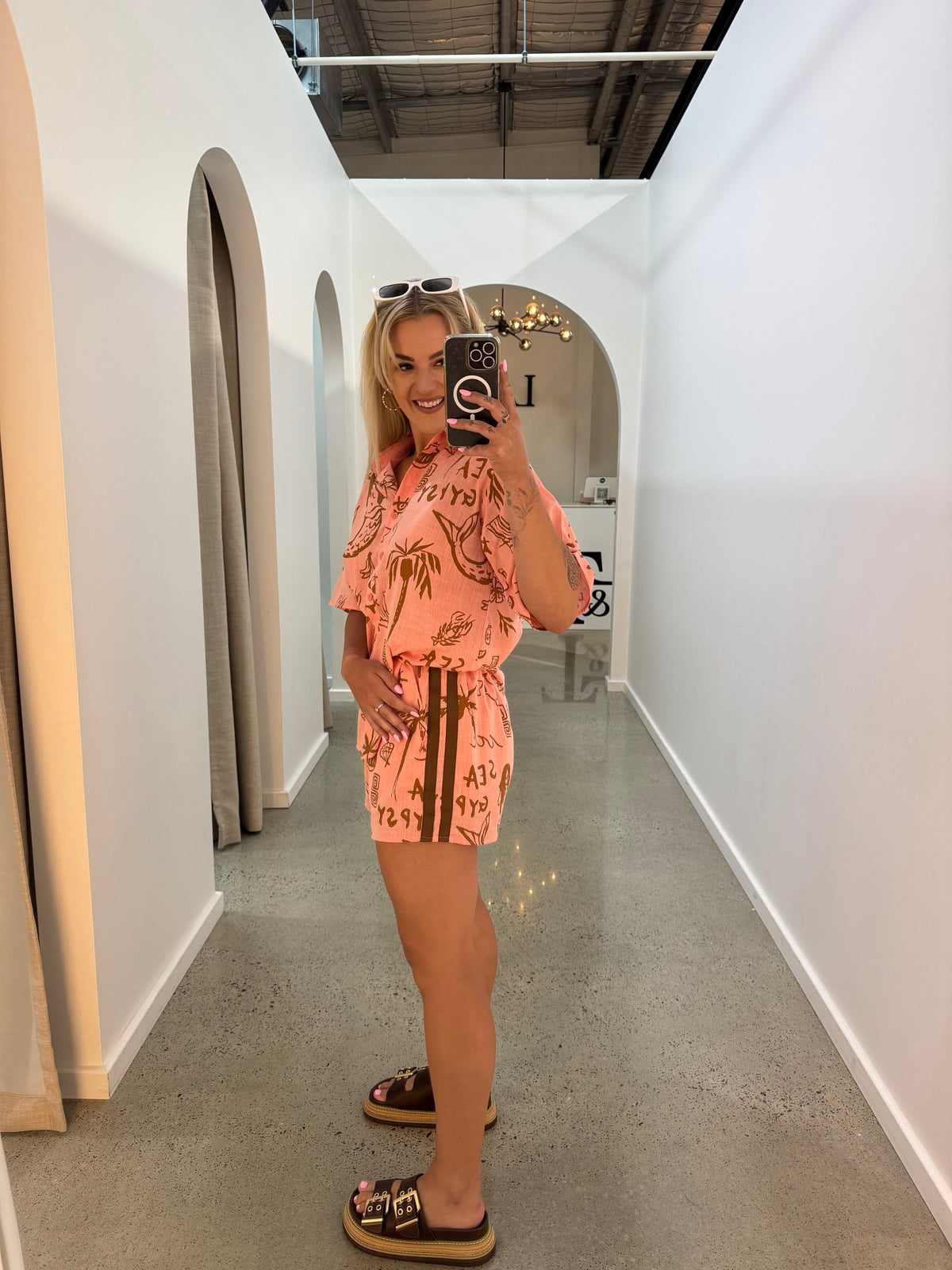 BY FRANKIE / GYPSY SEA SHIRT PEACH / 10-4