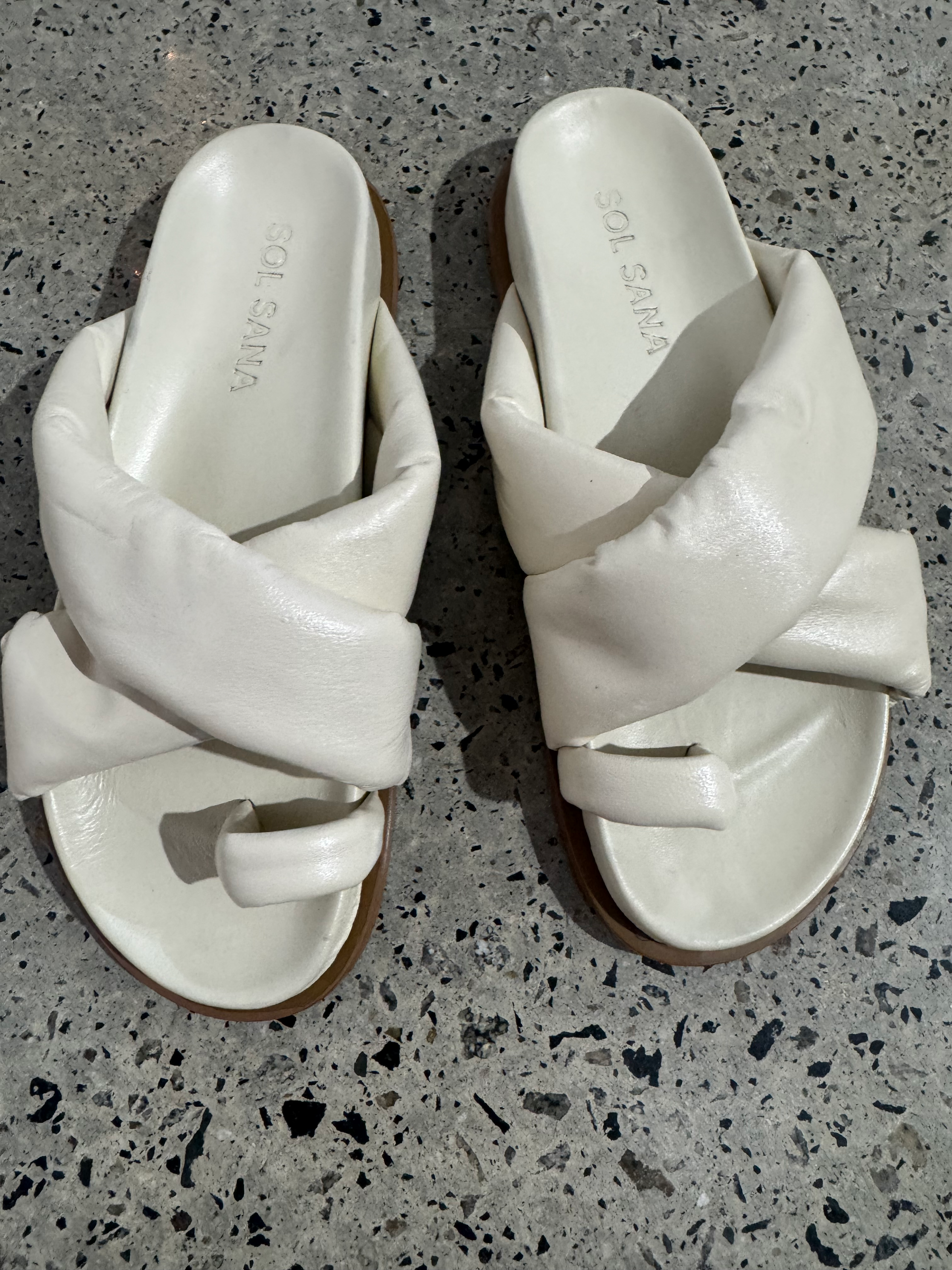 SOL SANA / ELBA FOOTBED / OFF WHITE