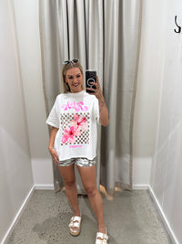 BY FRANKIE / ALOHA TEE / PINK / 610-1