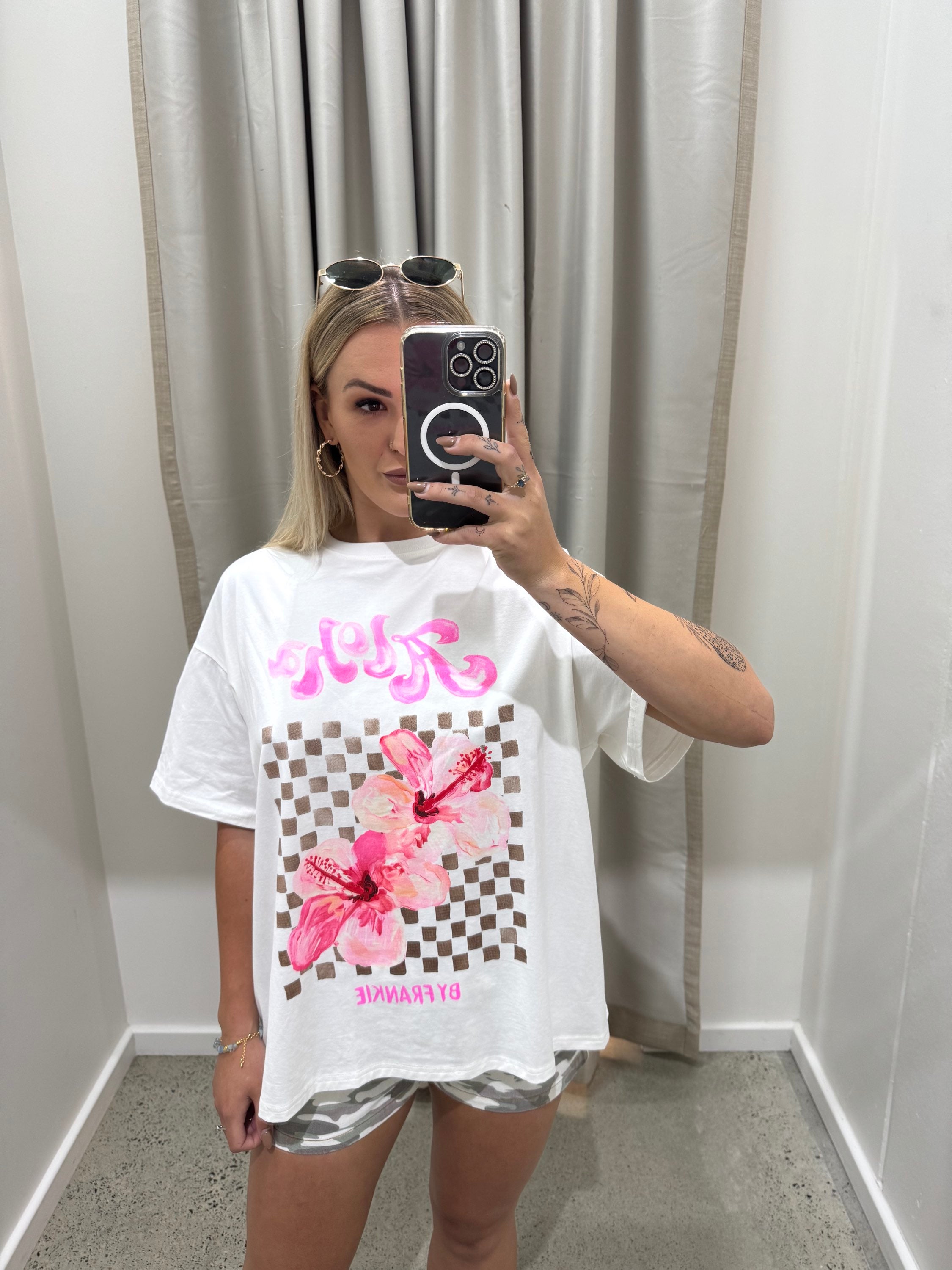 BY FRANKIE / ALOHA TEE / PINK / 610-1
