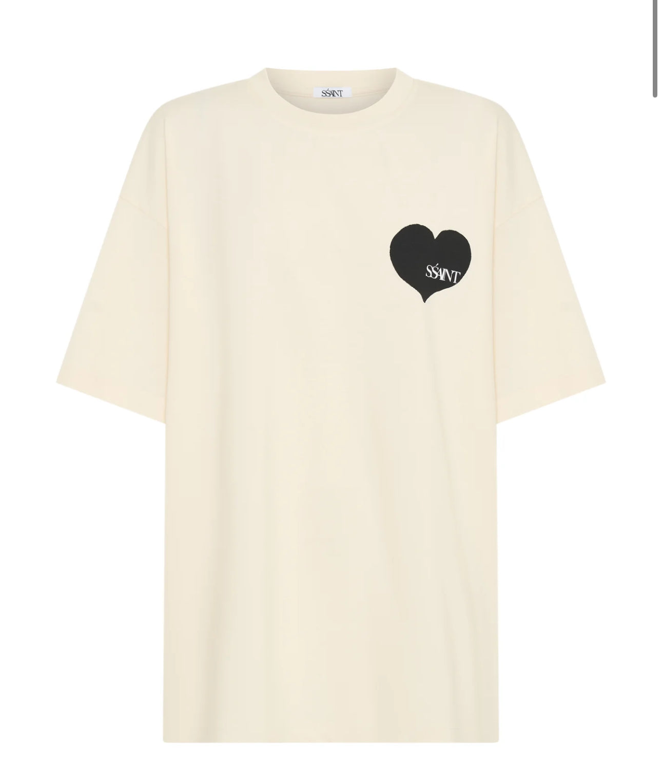 SSAINT / BUTTER TEE / BLACK HEART