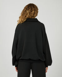 ALL ABOUT EVE / LUX ACTIVE 1/4 ZIP JUMPER / 6476143.blk