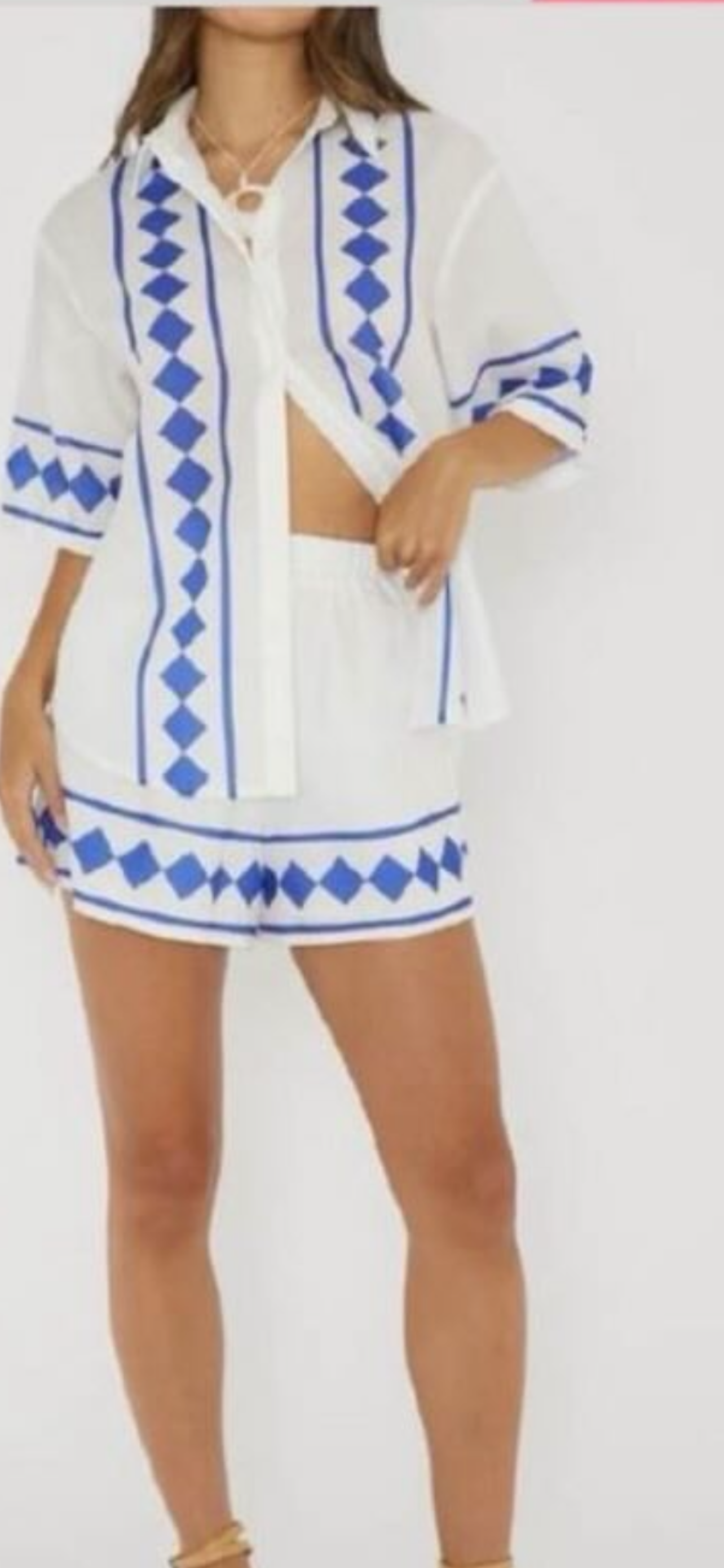 Diamond Shorts - Blue