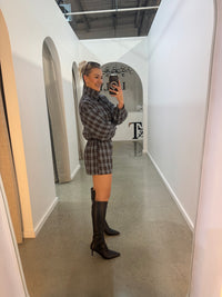 BY FRANKIE / BLUE PLAID SHORTS / 924-2