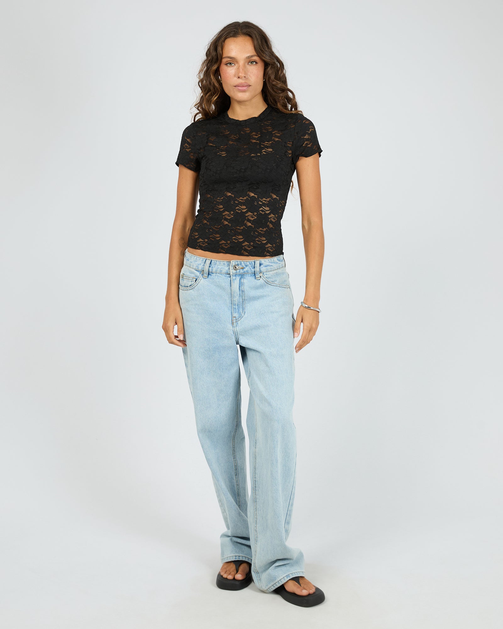 SILENT THEORY / ANELLA LACE TOP / 6076106