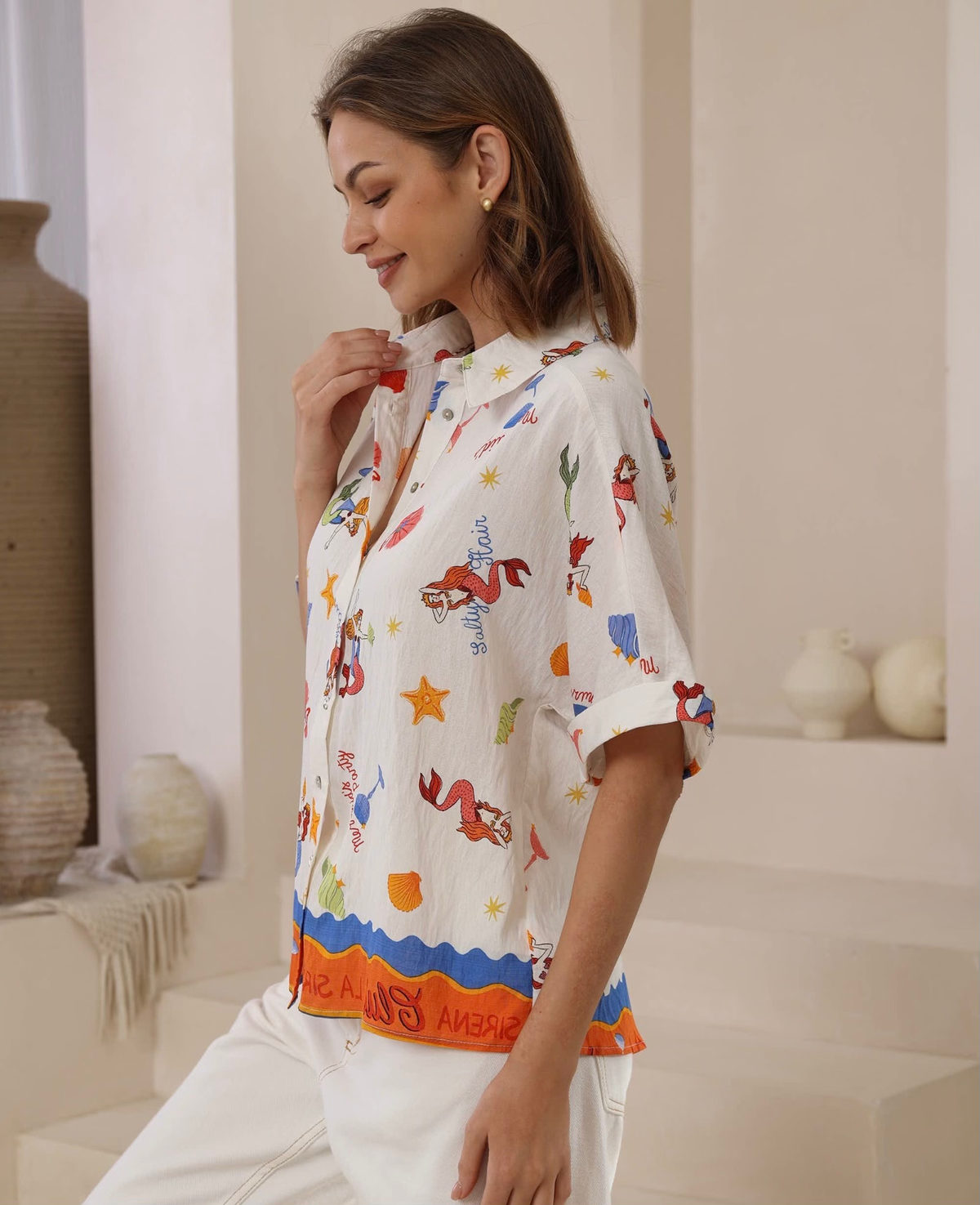 WITS THE LABEL / MERMAIDS PARTY SHIRT