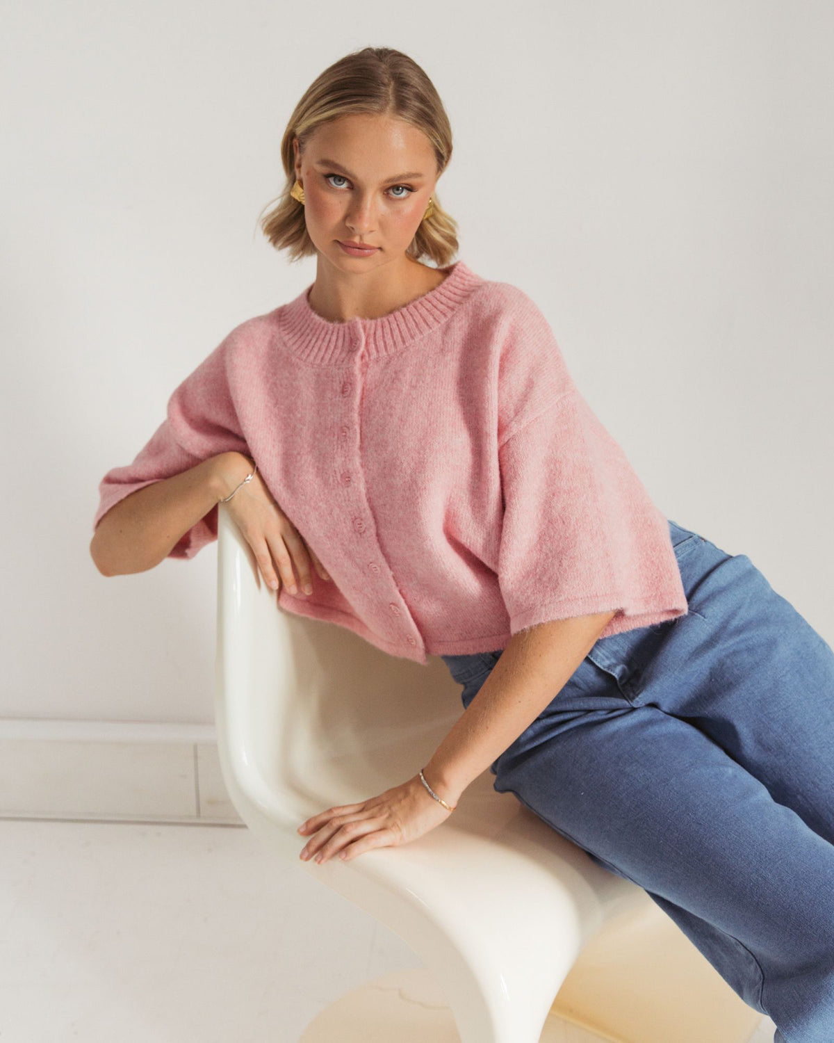 PAPER HEART / SIMONE CARDIGAN/ PINK / PH12130