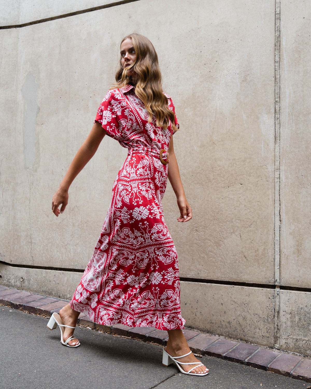 LINEN LUX / SUNDOWNER MAXI DRESS / VVNE11093
