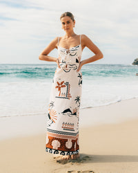 WHITE CLOSET / INDIRA MIDI DRESS