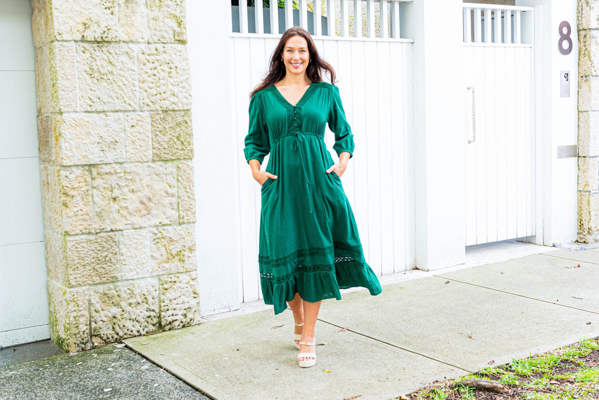 Kitty Dress - Green
